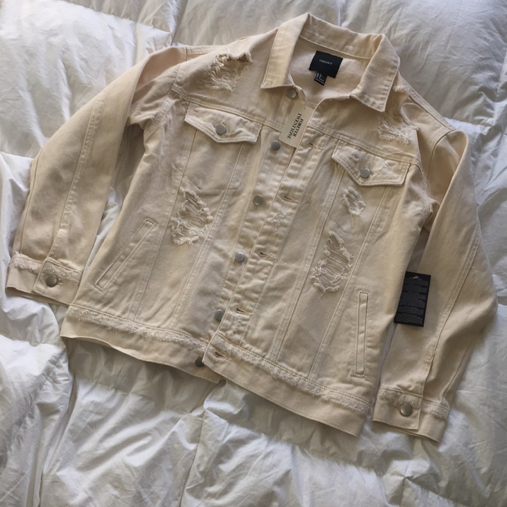 Distressed Jean Jacket